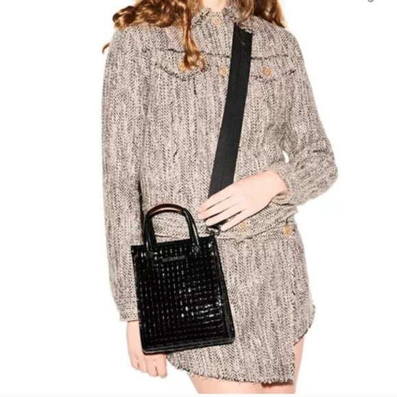 NWT Micro Woven technology  Box crossbody MZ Wallace - Picture 2 of 16